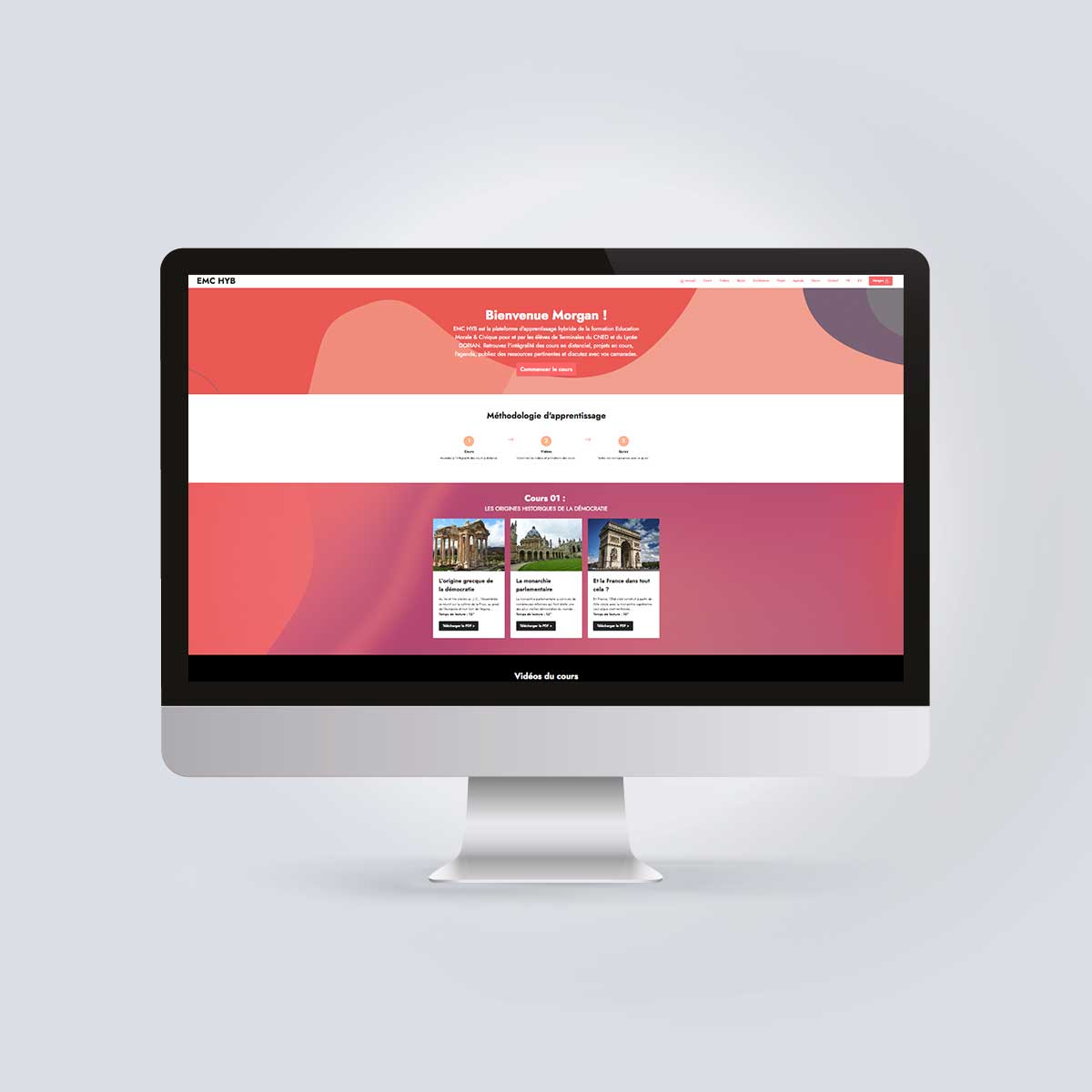 Cned : webdesign de site e-learning