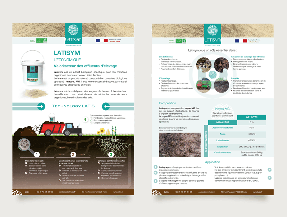 Latis : création de fiches techniques
