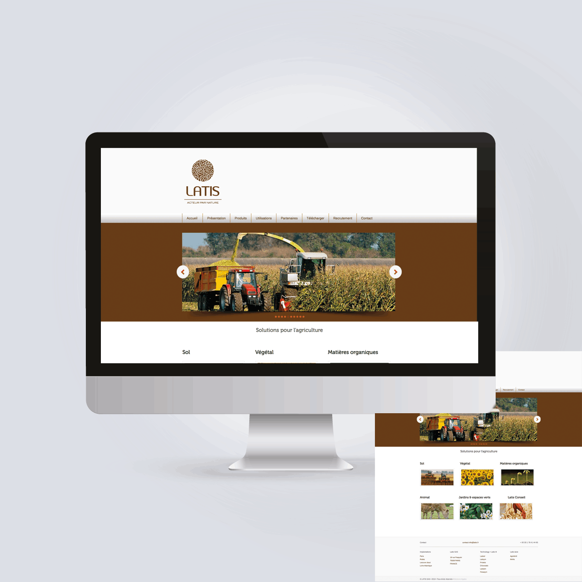 Latis : création et maintenance de site pour l'agriculture durable