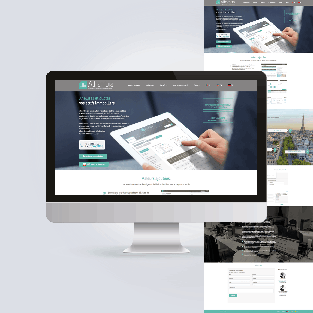 Alhambra : refonte responsive et maintenance de site