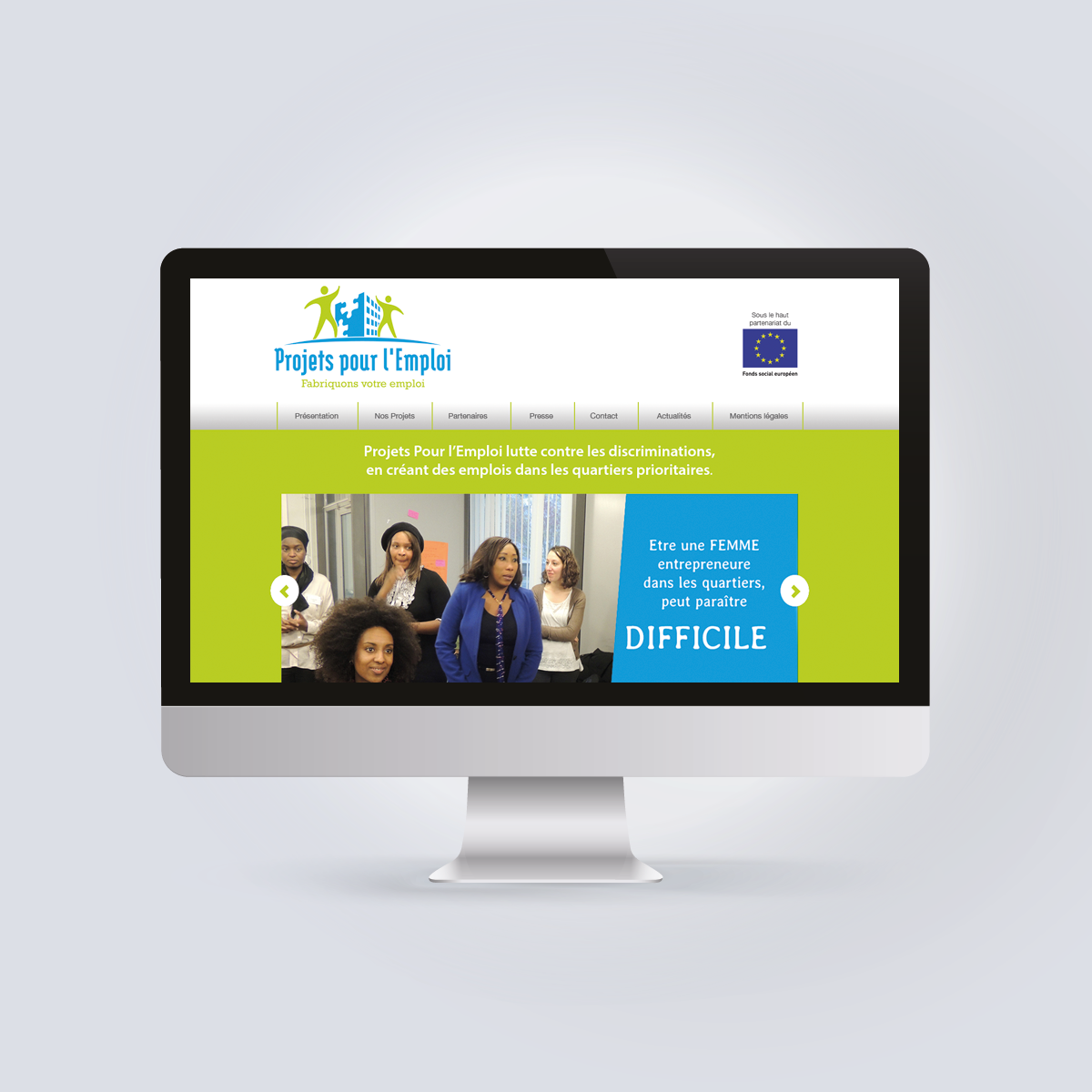 Projets pour l'emploi : création de site internet
