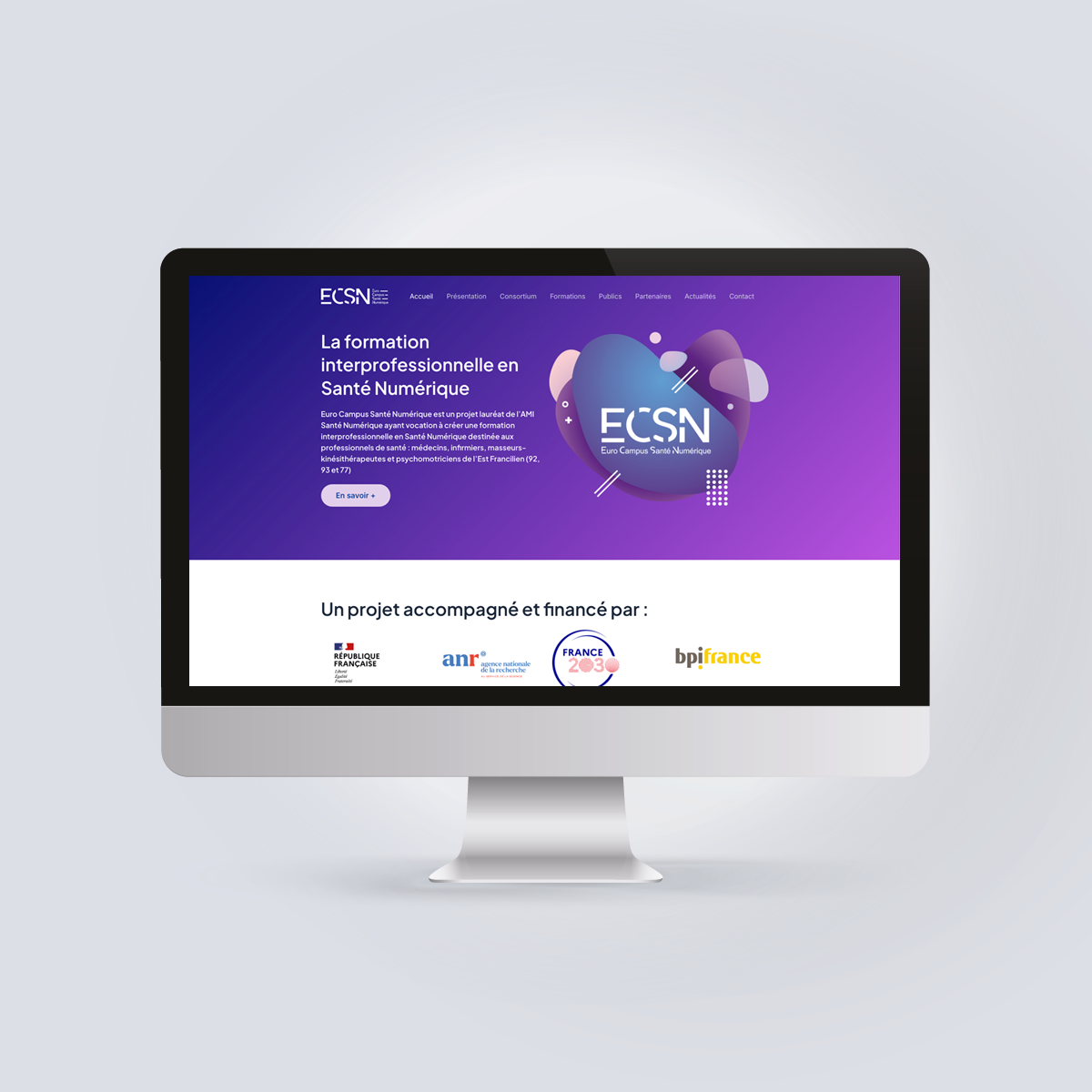 CNED : webdesign de site e-learning